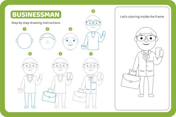 Download How to Draw Businessman Profesion Vector - Vector Collection