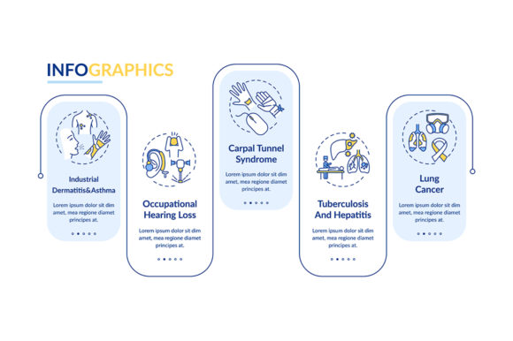 Download Occupational Sickness Vector Infographic - Vector Collection
