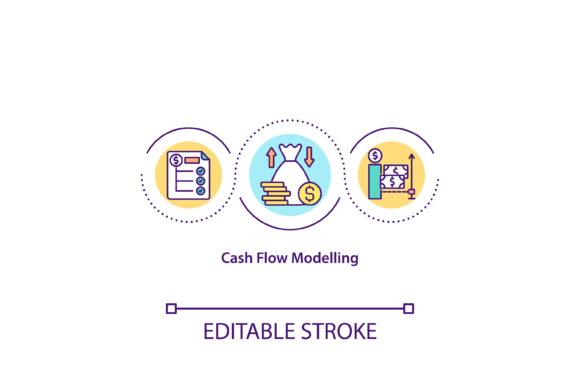 Download Cash Flow Modelling Concept Icon - Model Collection