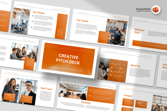 Download Creative Pitch Deck PowerPoint Template - Pitch deck Collection