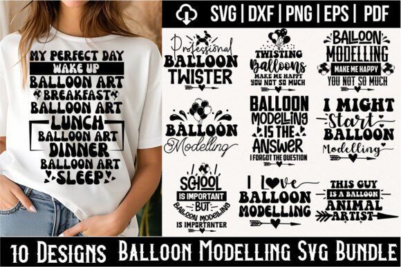 Download Balloon Modelling Svg Bundle - Model Collection