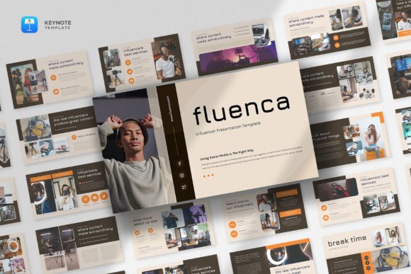 Download Influencer &amp; Content Creator Keynote - Flu Collection