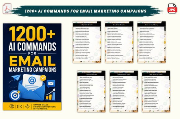 Download 1200+ AI Commands for Email Marketing - Marketing Collection