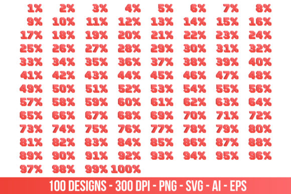 Download 3D Discount Numbers - Discount Collection