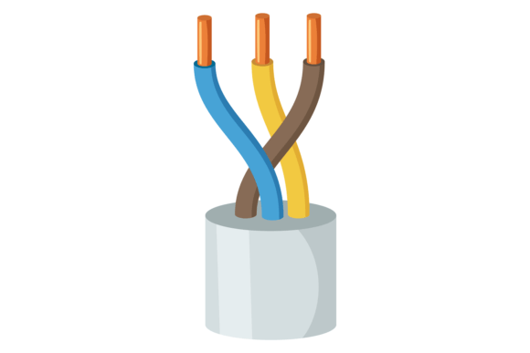 Download Copper Wire Cord. Power Connection. Elec - Connect Collection