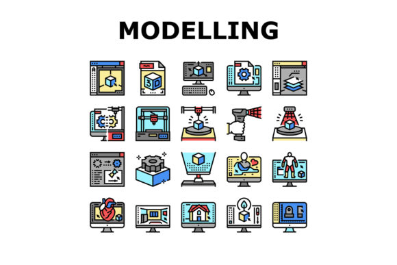 Download 3d Modelling Software and Device Icons - Model Collection