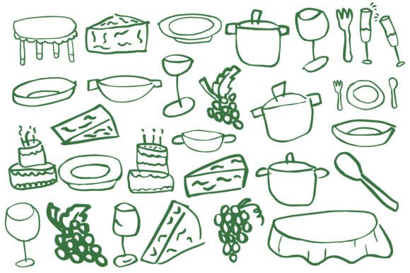 Download Green Vector for Restaurant Promotion - Vector Collection