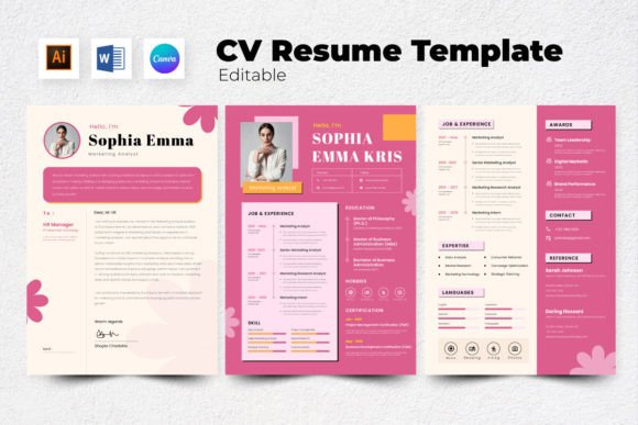 Download Resume / CV Marketing Analyst V4 - Marketing Collection