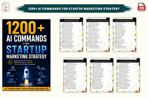 Download 1200+ AI Commands for Startup Marketing - Marketing Collection